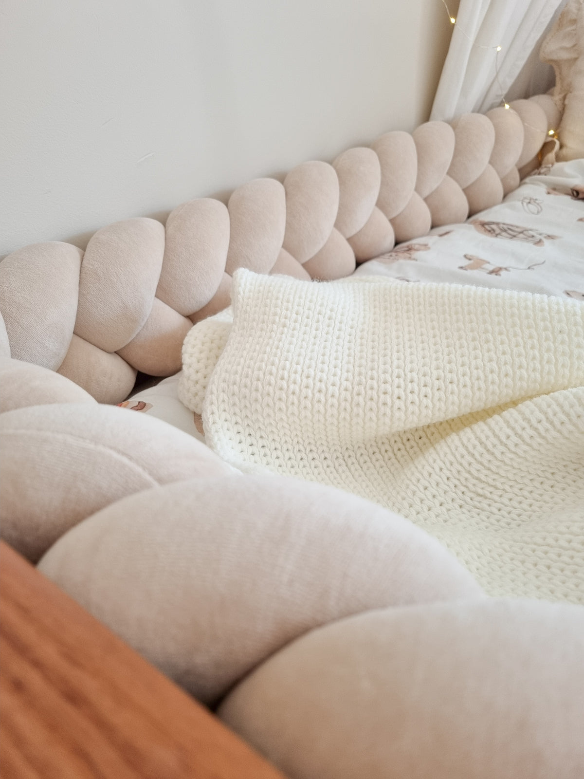 Edge padding Letti, Velvet Beige