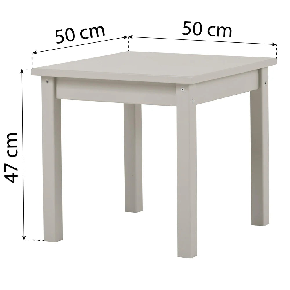 Hoppekids, Mads, Children's Table, Dove Grey