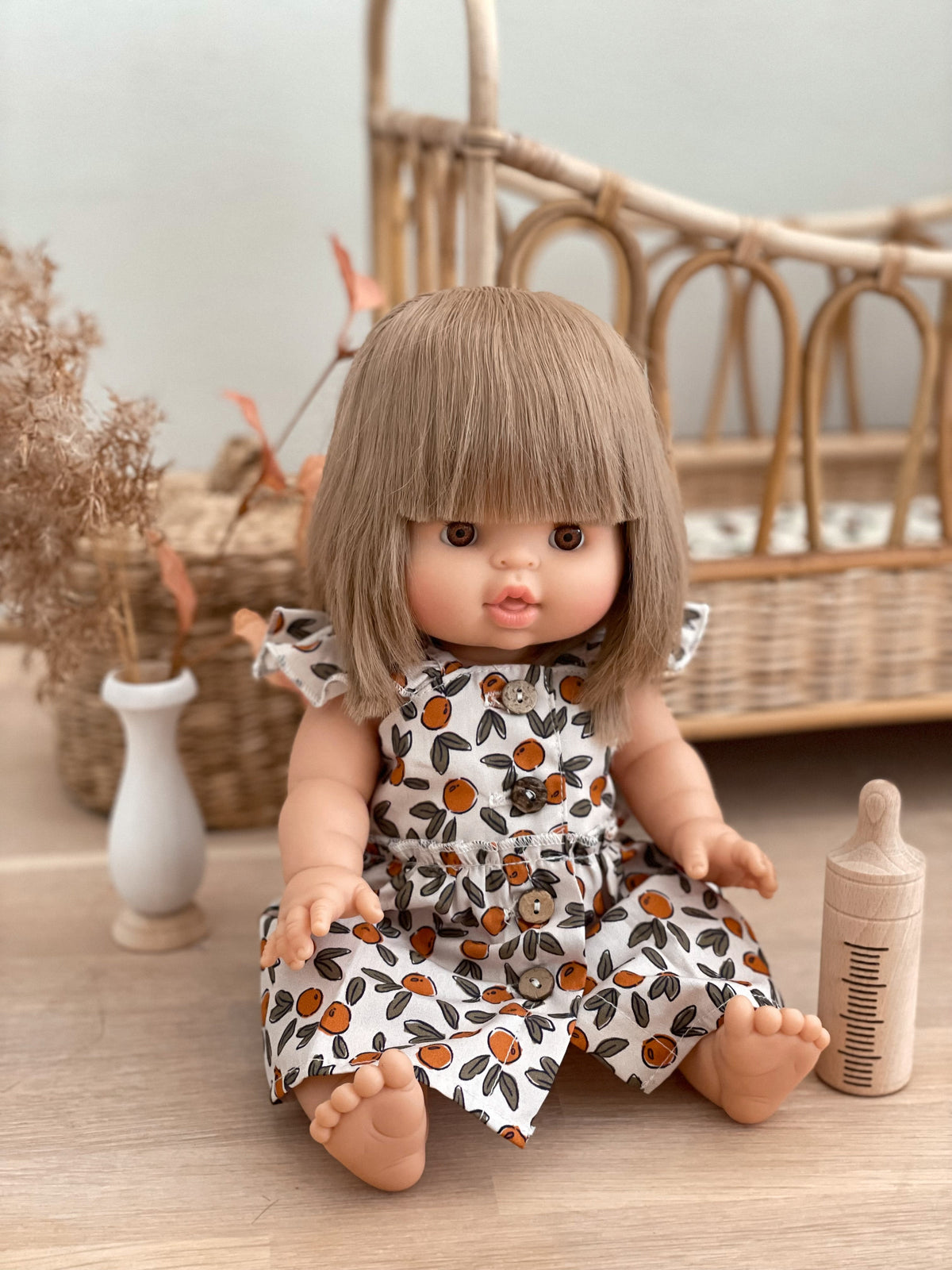 Minikane, Doll Dress, Orange