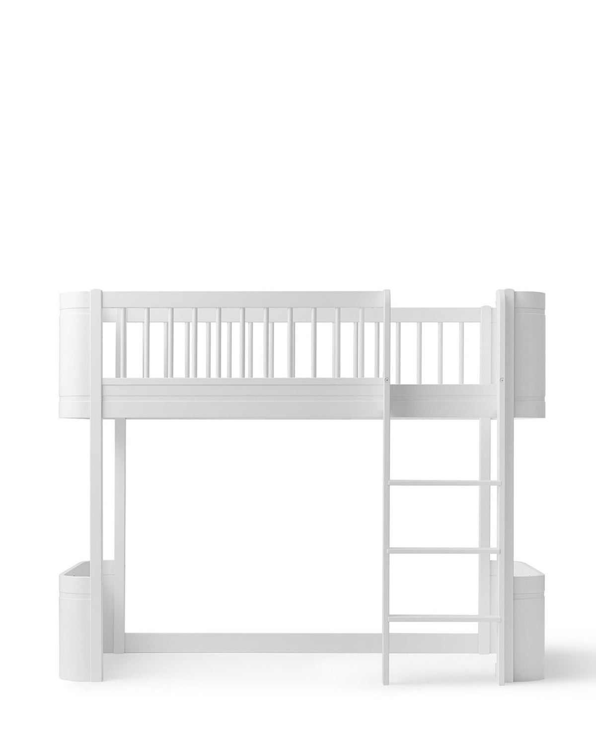 Oliver Furniture, Wood Mini+ Bunk Bed 70x160 cm, White