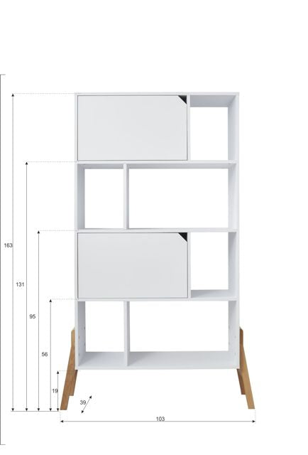 Bellamy, Lotta Bookshelf, Latte