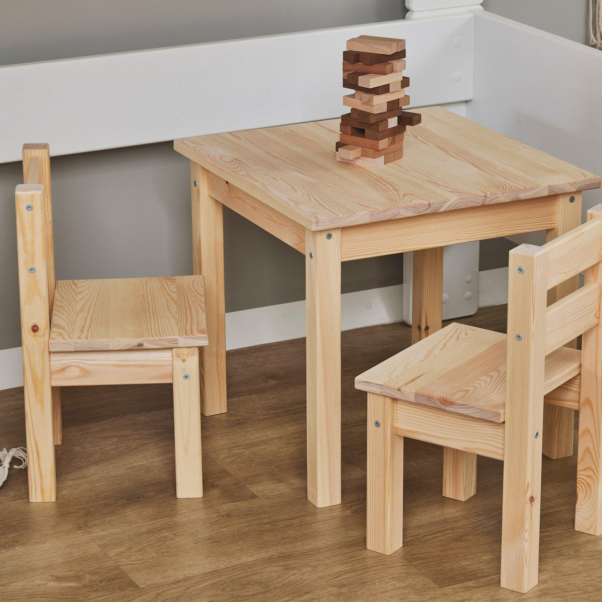 Hoppekids Mads, Lasten Tuoli, Natural Wood
