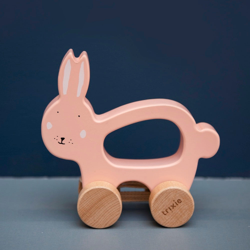 Trixie Baby Pull Toy, Mrs. Rabbits
