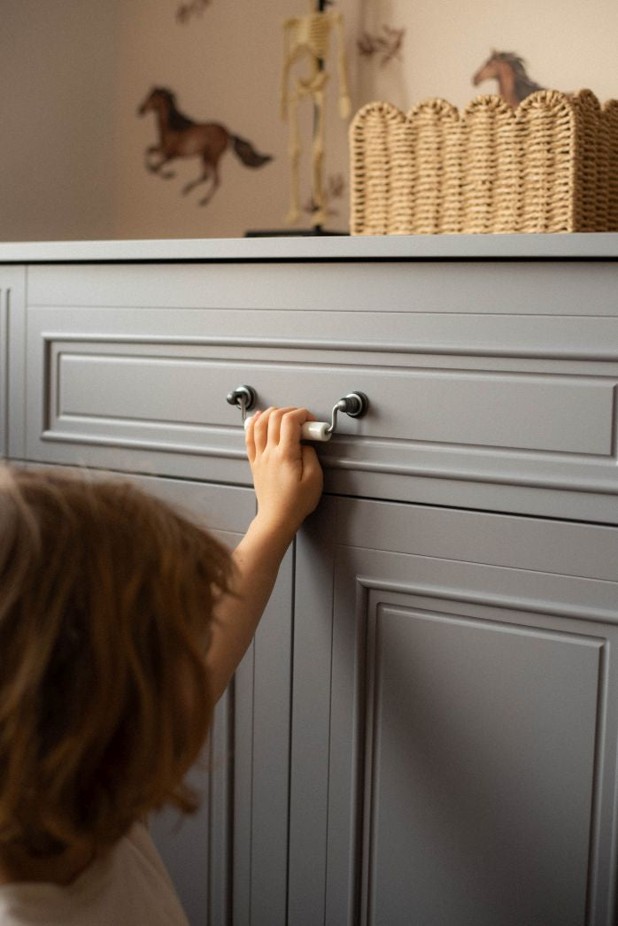 Bellamy, Ines, High Chest of Drawers, Grey