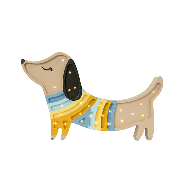 Little Lights Night Light, Dog Crakow Stripes