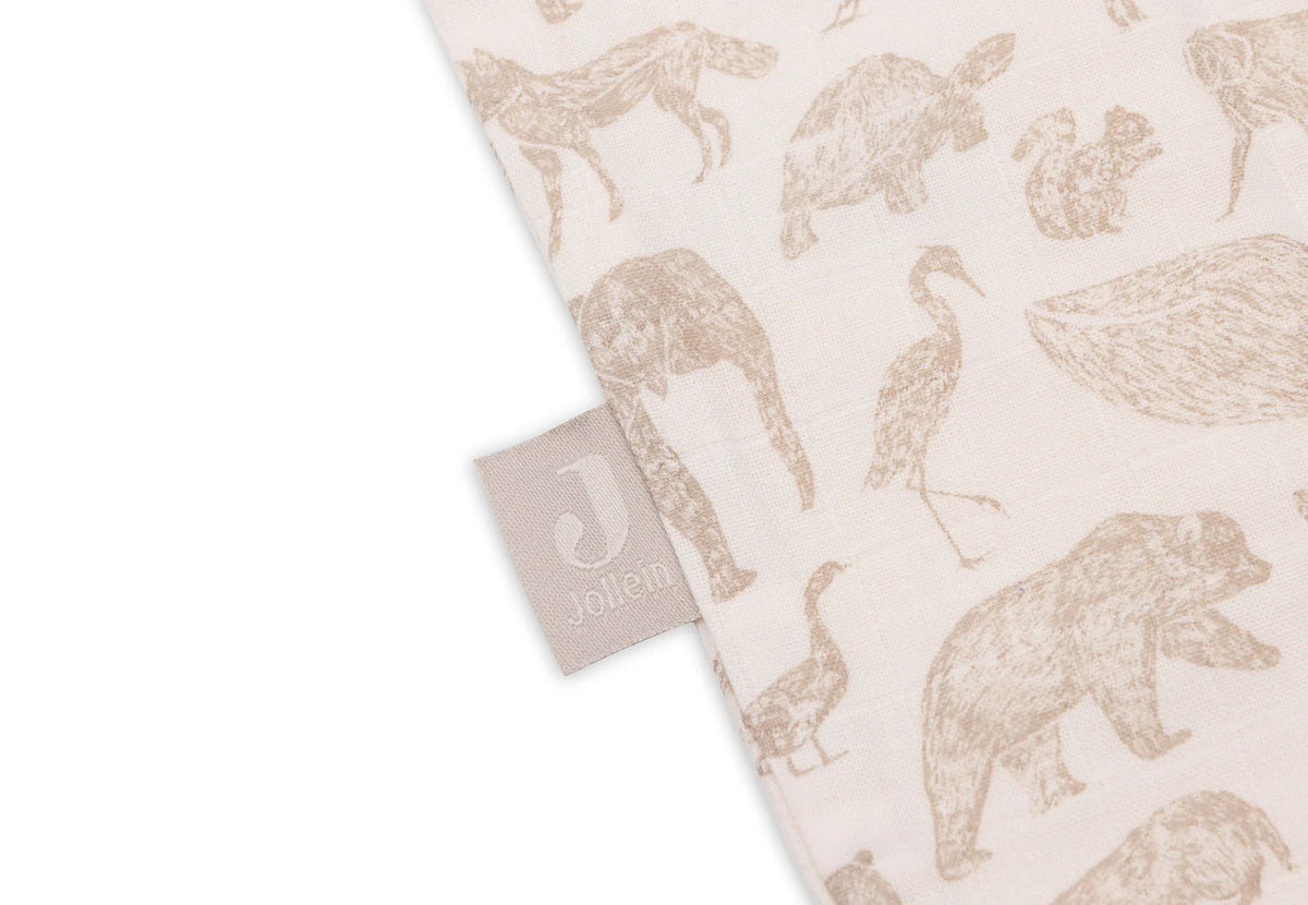 Jollein, Musliini Unipussi 70cm, Animal Nougat