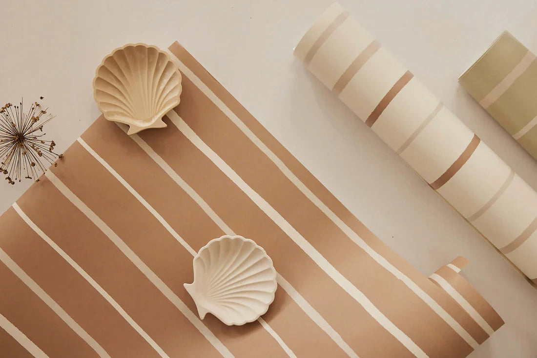 Matuu, Tapeter, Stripes on Brown