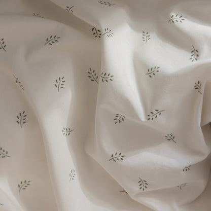Sebra, Perkaali Pussilakanasetti 100x140 cm, Sophora Leaves
