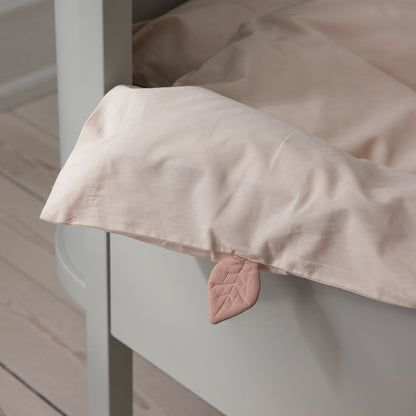 Zebra, Percale Duvet Cover Set 100x140 cm, Birchbark Rose