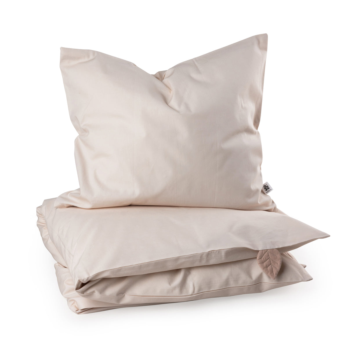 Zebra, Percale Duvet Cover Set 100x140 cm, Birchbark Rose