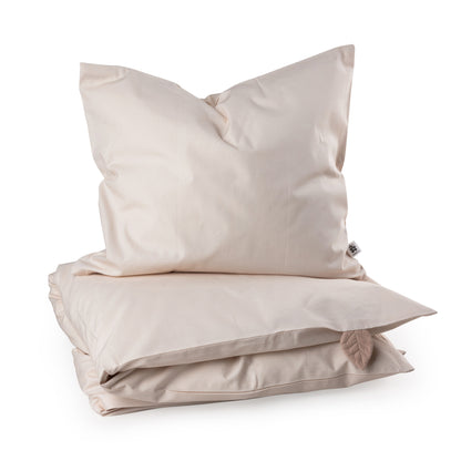 Zebra, Percale Duvet Cover Set 100x140 cm, Birchbark Rose