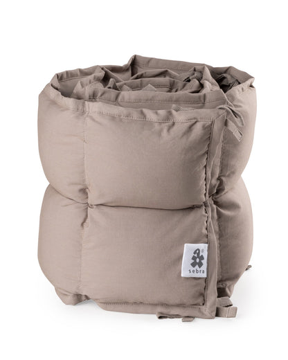 Zebra, Edge cushion 180cm Kapok, Jetty Beige