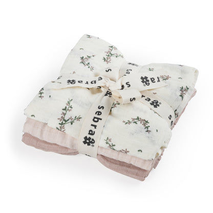 Zebra, gasbinda 3-pack, puderblomma