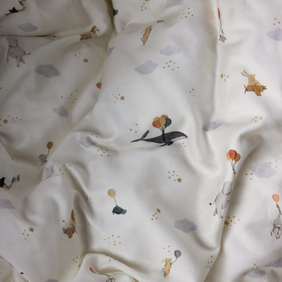 Sebra, Cotton Sateen Duvet Cover Set 135x100 cm, World of Sebra