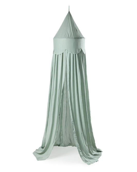 Zebra, Bed Canopy, Dusty Green