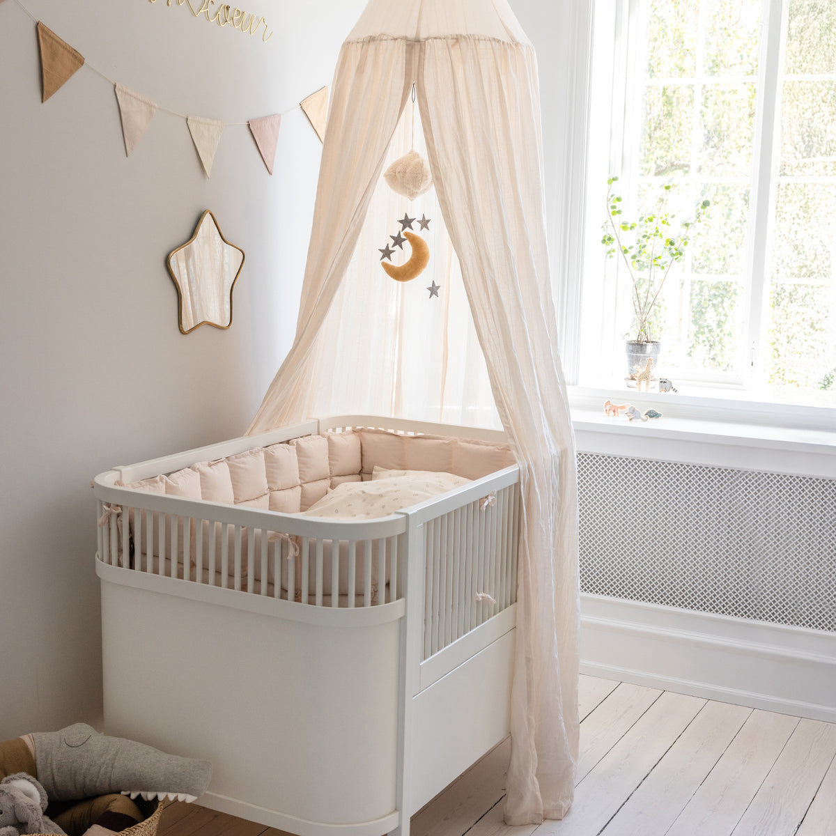 Sebra Bed Canopy, Jetty Beige
