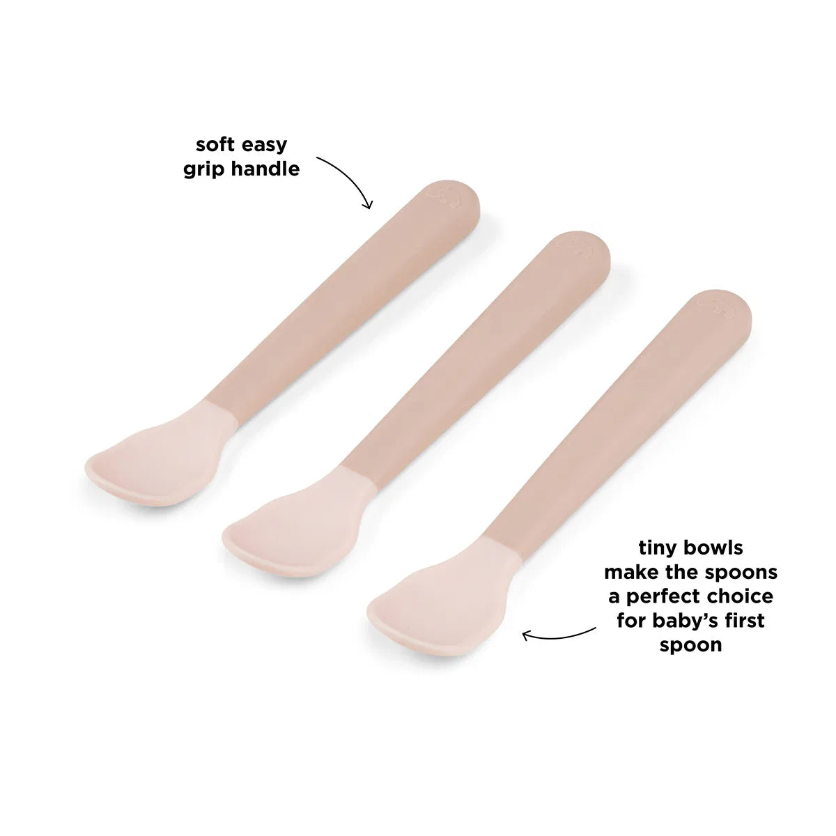 Foodie, Baby Spoons, 3-pack, Powder