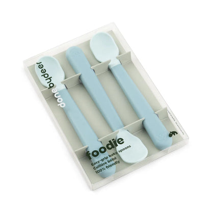 Foodie, Vauvan Lusikat, 3-pack, blue