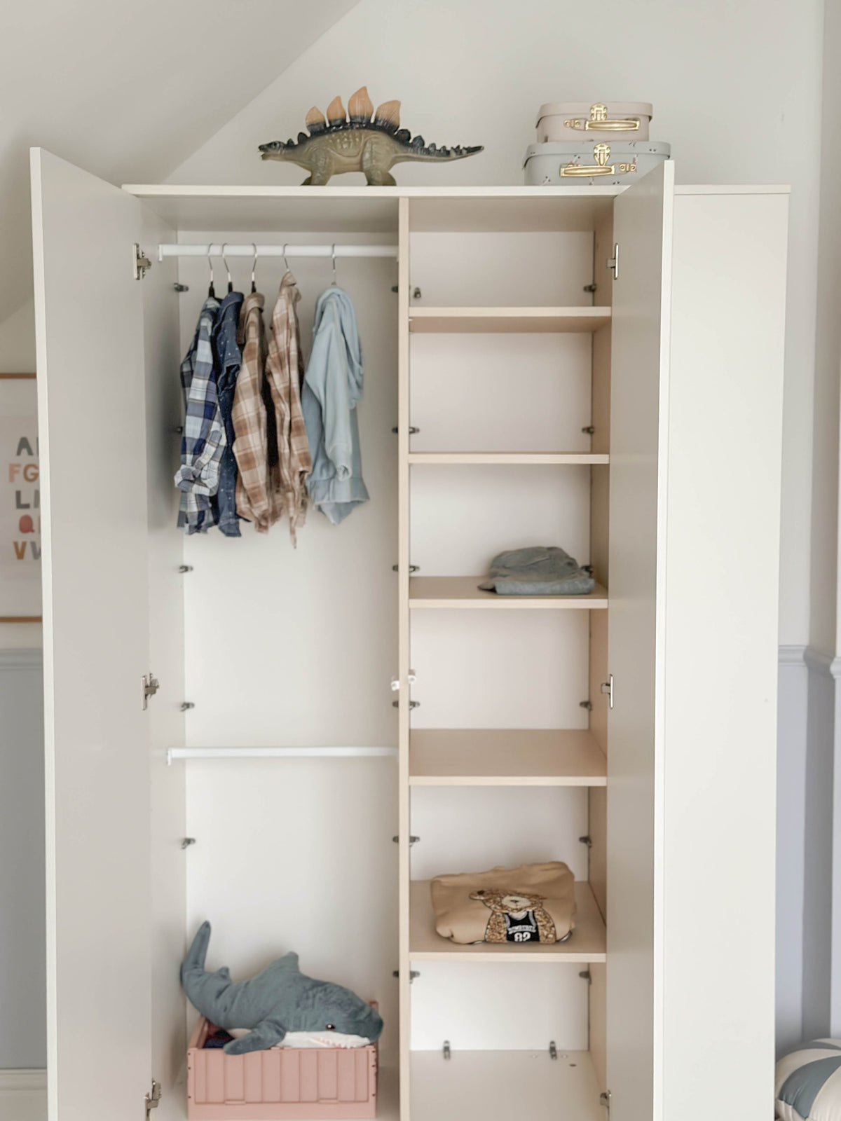 Wood Luck Design, Wardrobe, Basic White