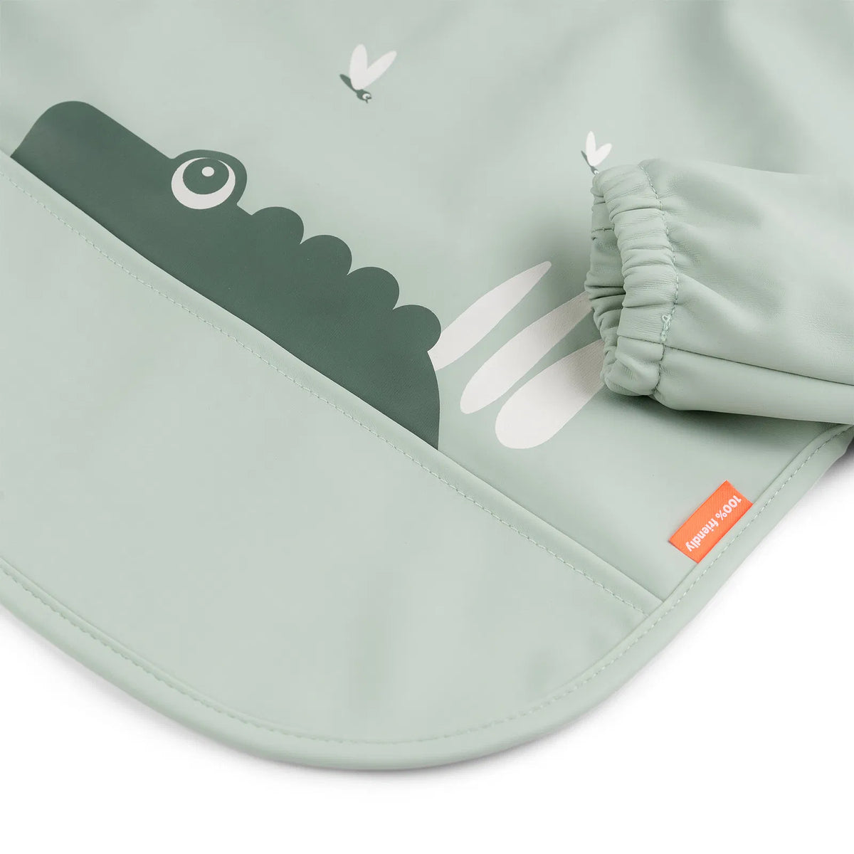 Sleeved Bib, Croco