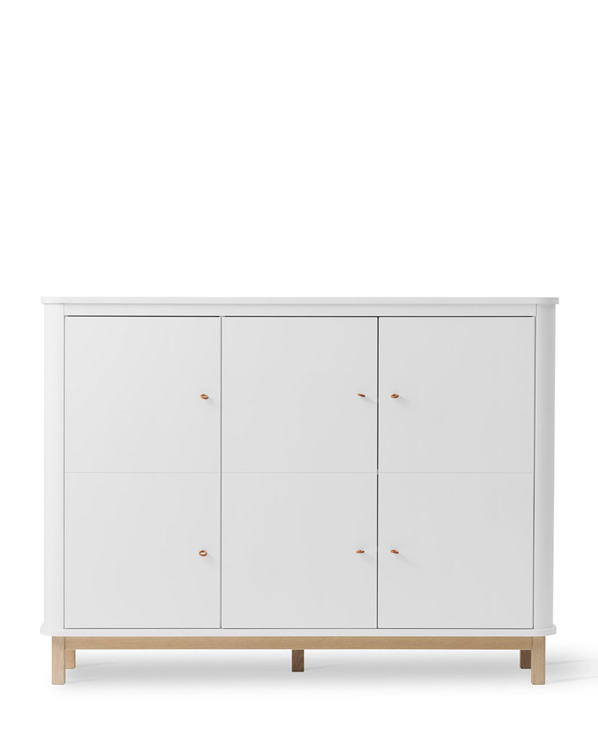Oliver Furniture, Wood Senkki, White/Oak