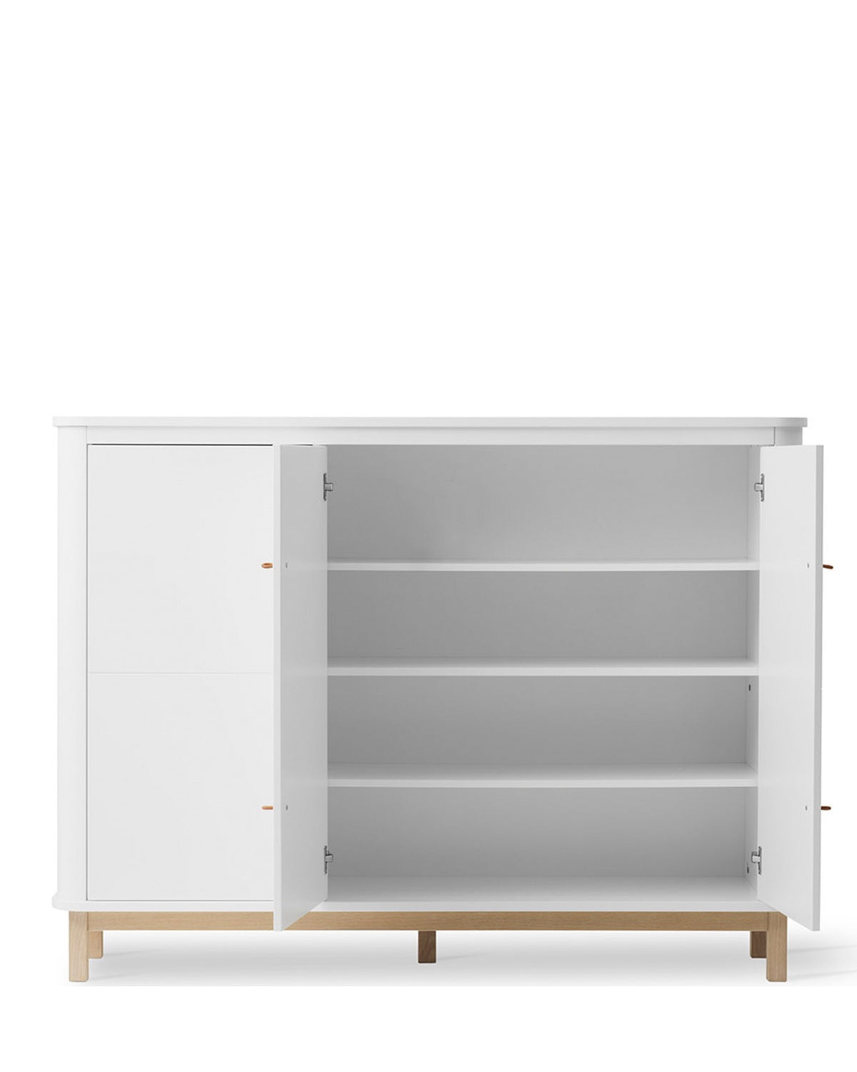 Oliver Furniture, Wood Senkki, White/Oak