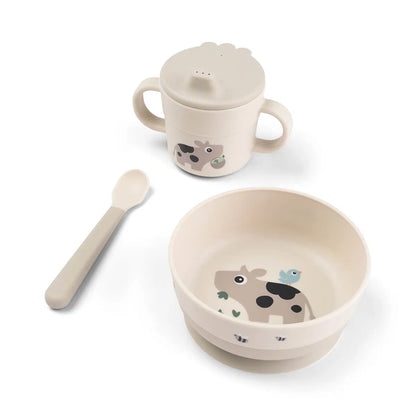 Liten gård, Första måltidsset, Sand