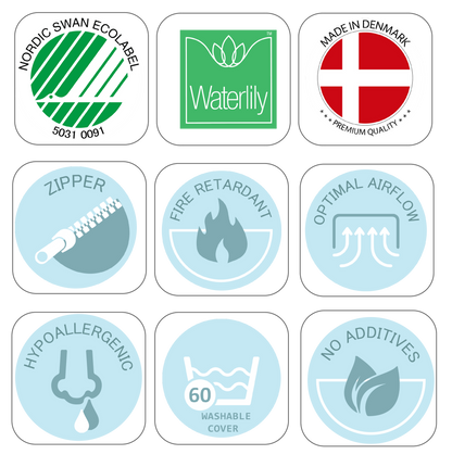 Hoppekids, Eco Luxury Patja, eri kokoja