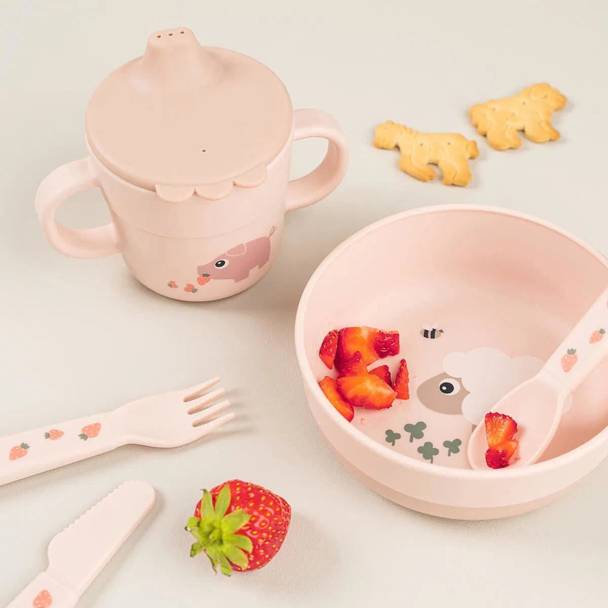 Tiny Farm, Spout Mug, Powder