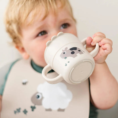 Tiny Farm, Spout Mug, Sand