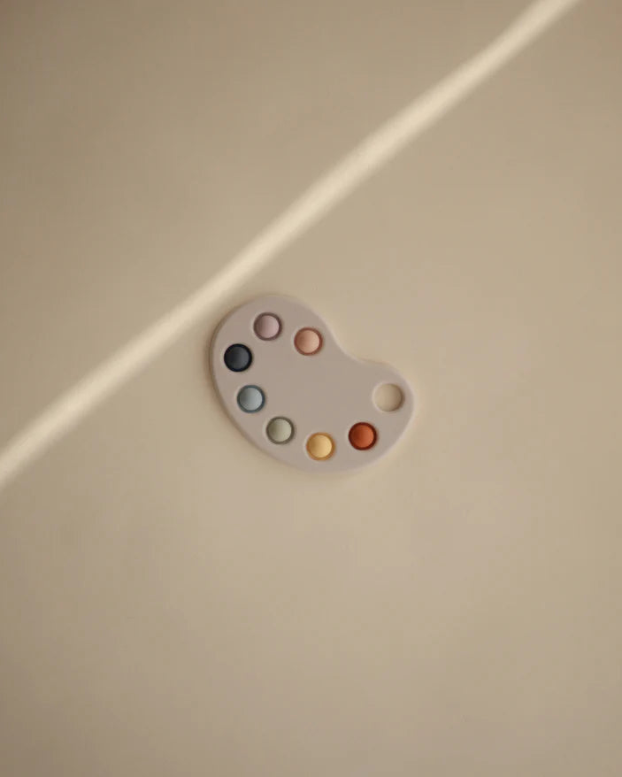 Mushie, Paint Palette Press Toy