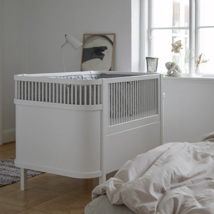 Sebra, Pinnasänky&Juniorisänky 2 in 1, Classic White