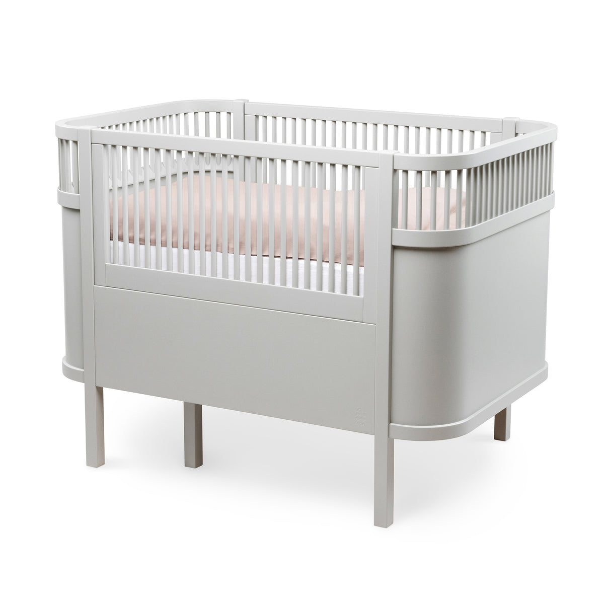 Sebra, Spjälsäng &amp; Juniorsäng 2in1, Classic Stone