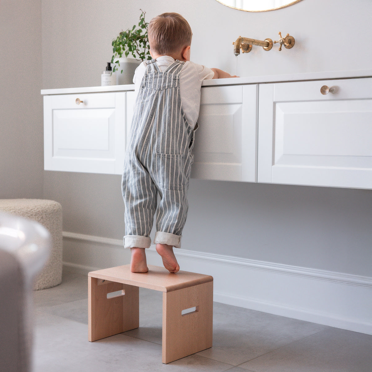 Zebra, Children's Step Stool, Wooden