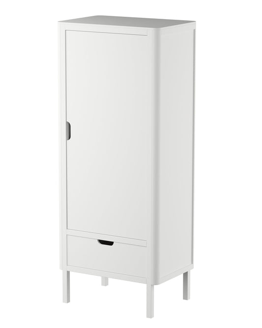 Sebra, Vaatekaappi, Single Door, Classic White