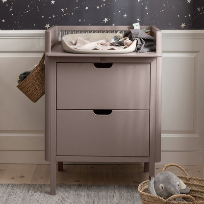 Sebra, Chest of drawers/Changing table, Jetty Beige