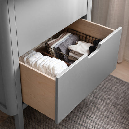 Sebra, Chest of Drawers/Changing Table. Classic Stone Grey