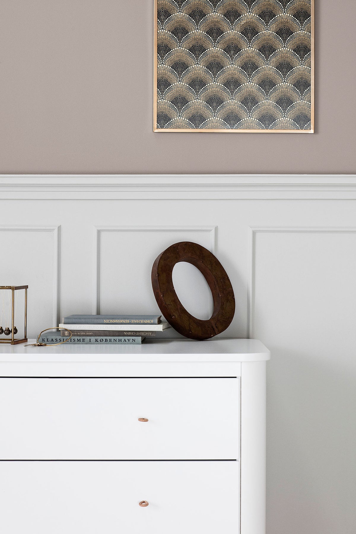 Oliver Furniture, Wood, Chest of Drawers White/Oak