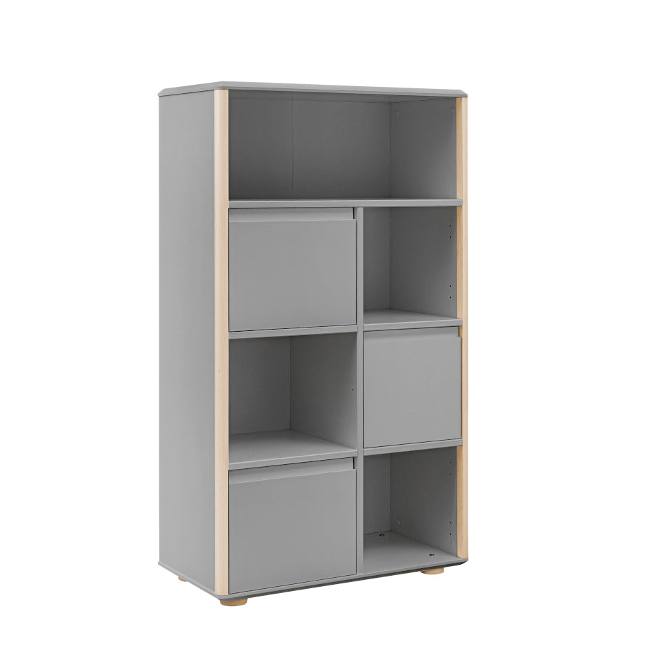 Inmondo, Funflex Korkea Kirjahylly, 3-MDF ovea, Eri värejä