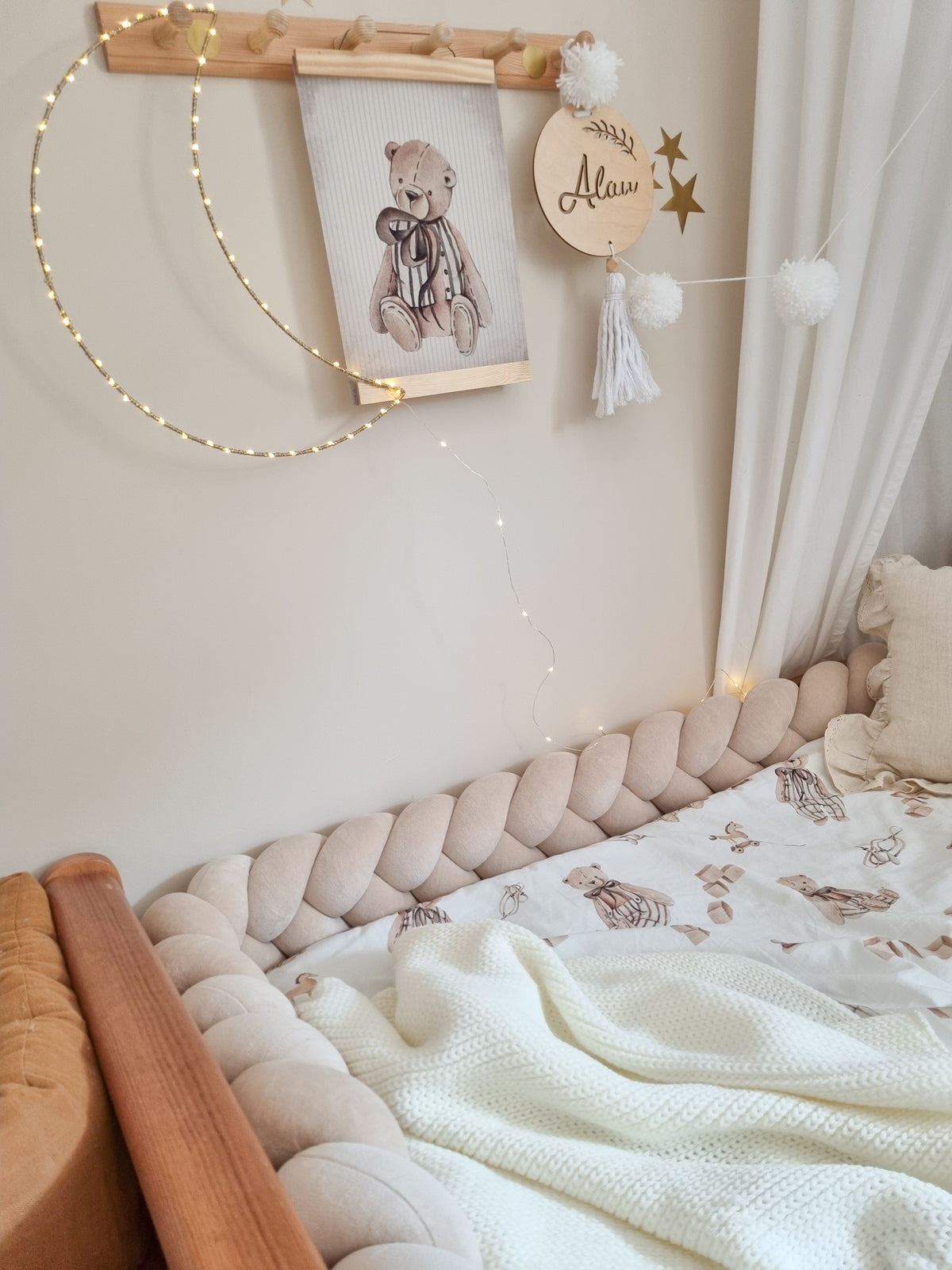 Edge padding Letti, Velvet Beige