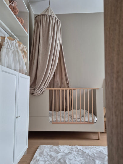 Wood Luck Design, Pinnasänky & Juniorisänky 2 IN 1, 70x140 cm, River Sand Beige