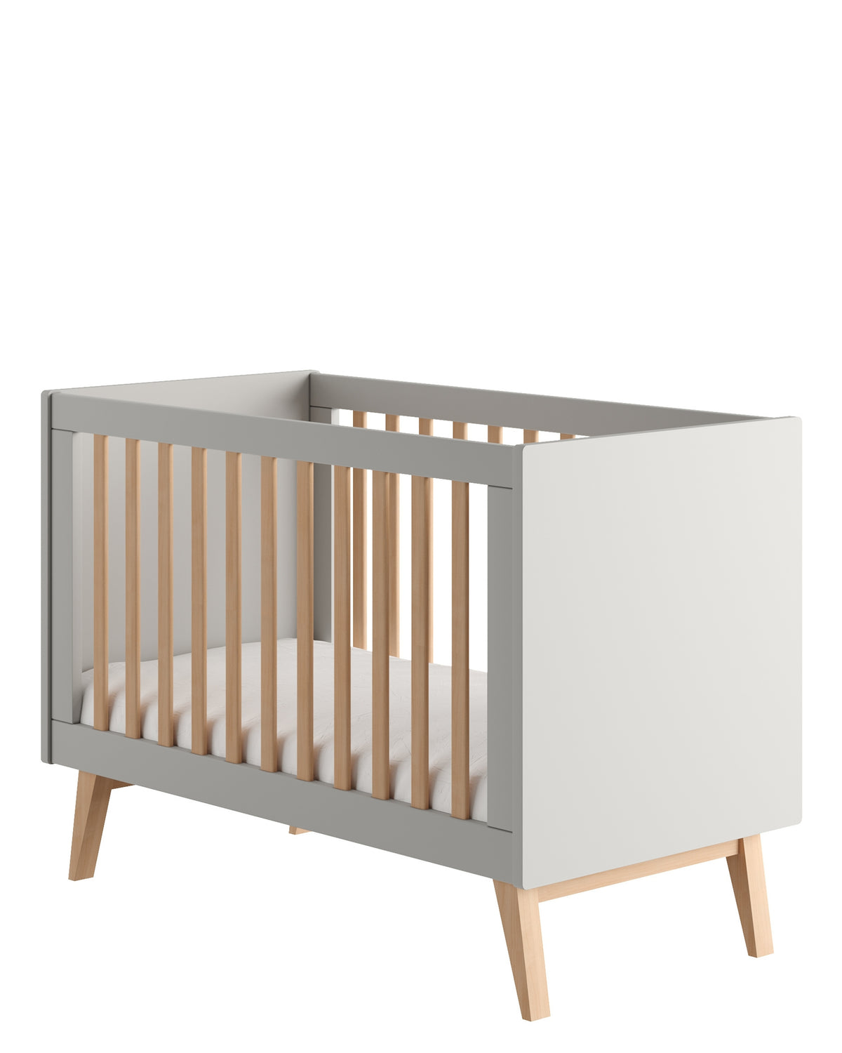 Pinio, Swing Cot 2 IN 1, 60x120, Grå
