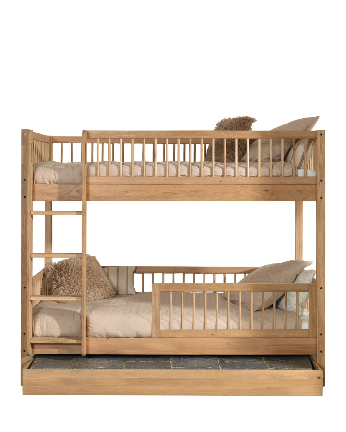 Vipack, Forrest Oak, Bunk bed (Convertible) 90x200 cm, Oak