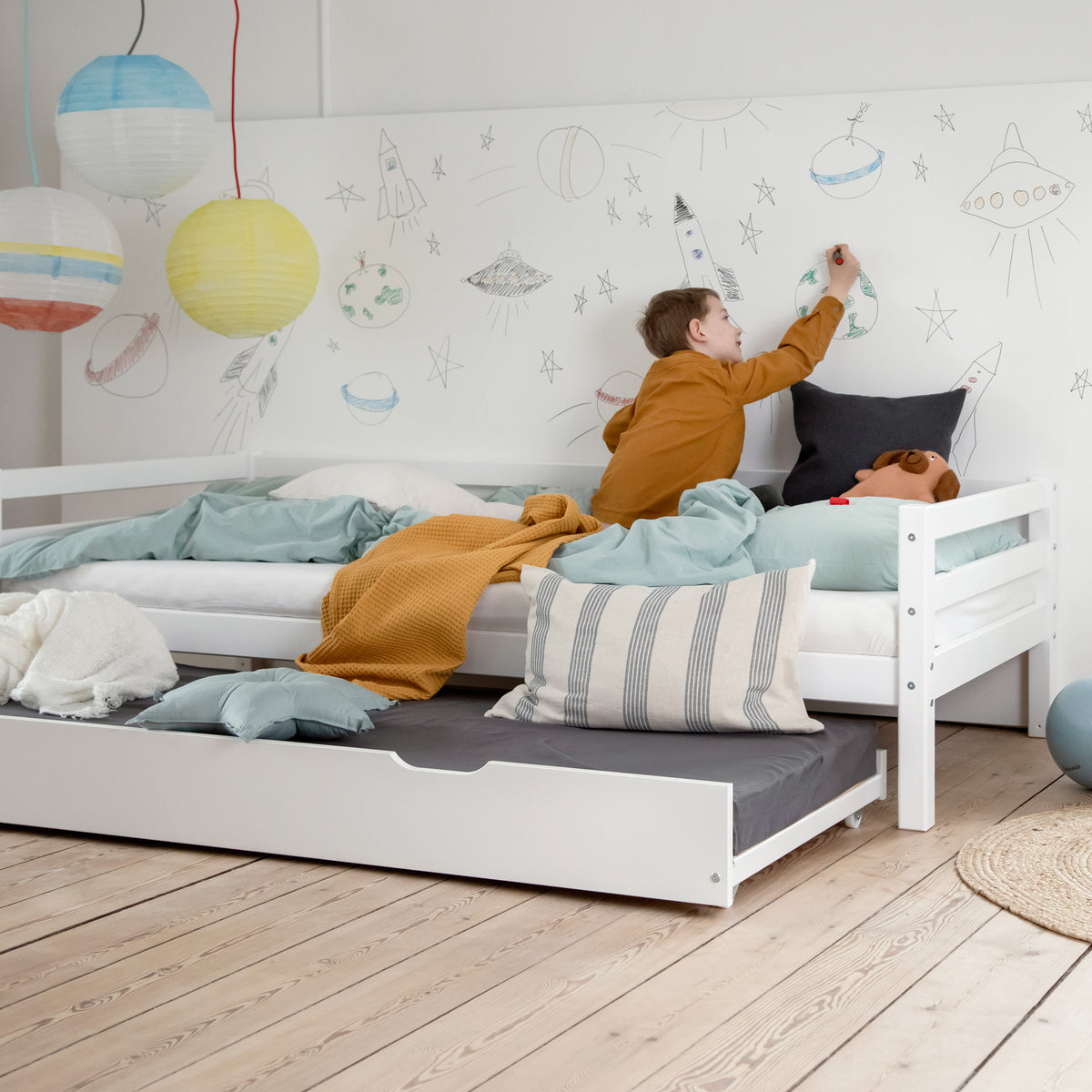 Hoppekids, ECO Dream, Junior bed 90x200 cm, White