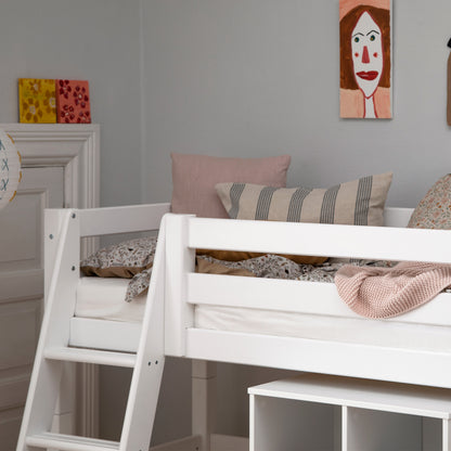 Hoppekids, ECO Luxury, Loftsäng 90x200 cm, Vit