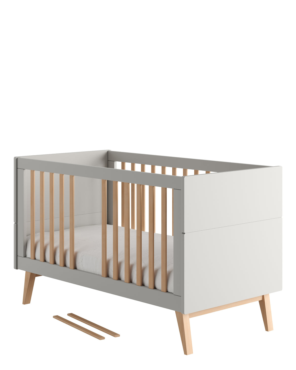 Pinio, Swing Pinnasänky 2IN1 70x140, Grey