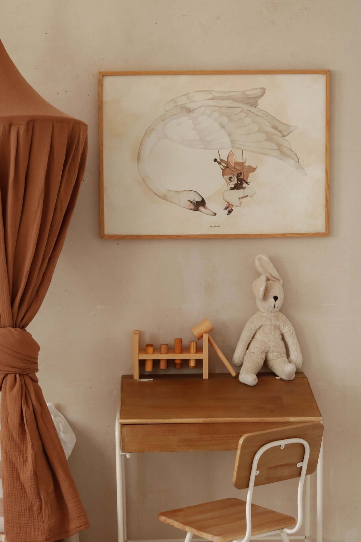 Matuu Bed canopy, Cappucino Muslin