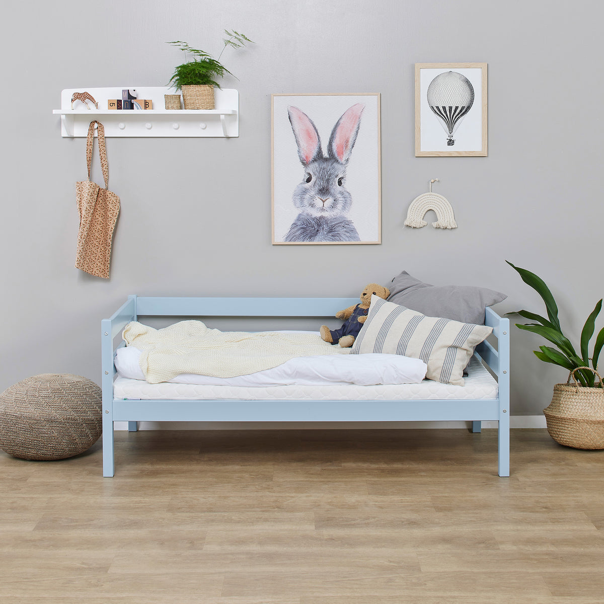 Hoppekids, ECO Comfort, Juniorsäng 70x160 cm, Dream Blue
