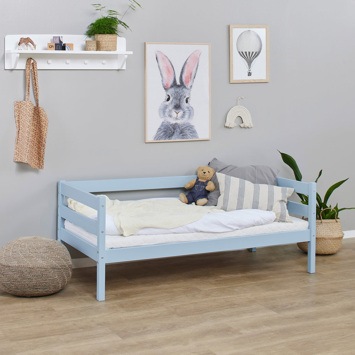 Hoppekids, ECO Comfort, Juniorsäng 70x160 cm, Dream Blue