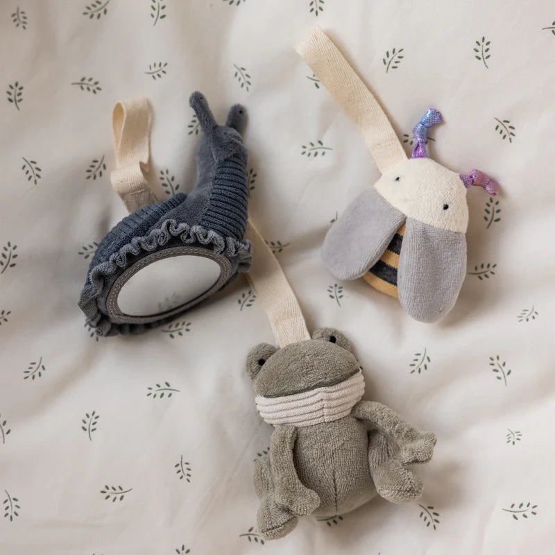 Zebra, Activation toy 3 pcs, Dusty Green
